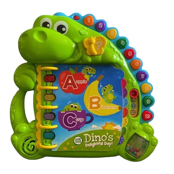 LeapFrog - Dino's Delightful Day Book - ***Item: K28 - Picture 1 of 3